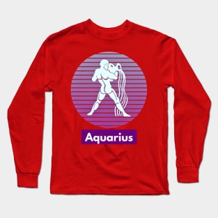 Aquarius (zodiak Birthday) Long Sleeve T-Shirt